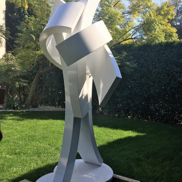 Sculpture in a garden