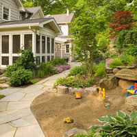 Natural Stone Planters - Gasper Landscape Design & Construction