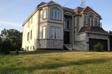 This is an example of a traditional landscaping in Toronto.