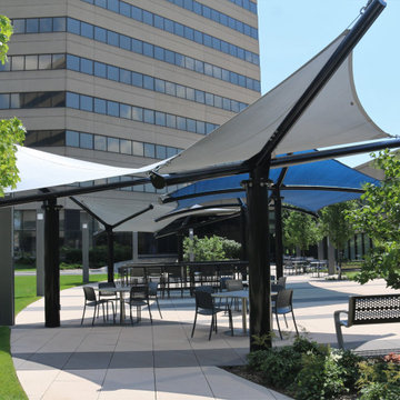 Shade Sails At Chicago Business Center