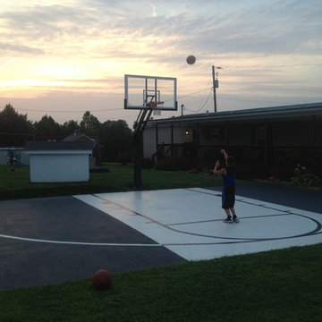 Shawn C's Pro Dunk Platinum Basketball System on a 38x27 in Milton, WV