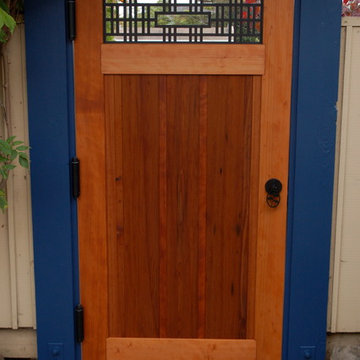 Shoji-Inspired Redwood Gate