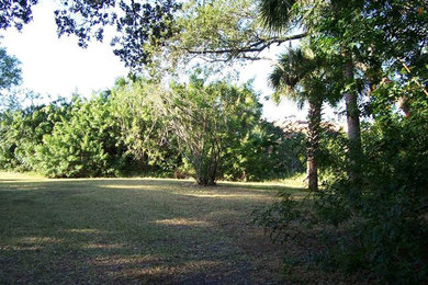 Photo of a large shade backyard landscaping in Tampa.