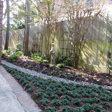 Side Yard Project in Spring Valley Village, Texas