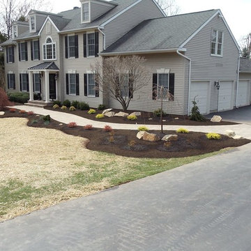 Sidewalk and Landscaping