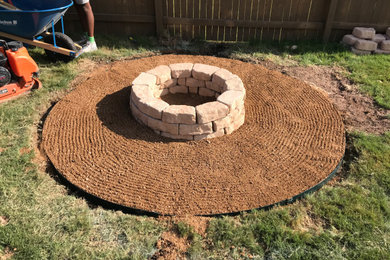Simple Firepit Sitting Area