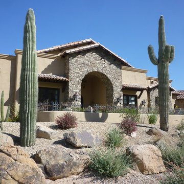 Slope Boulders & Plantings