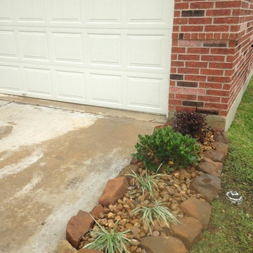 Small Front Entryway Landscape
