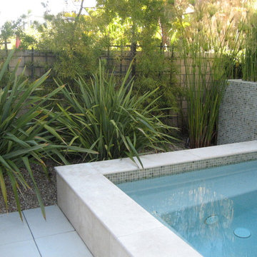 Small Landscape with raised Spa