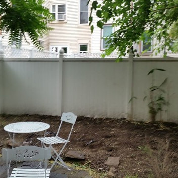 Small Retro Condo Garden- Before