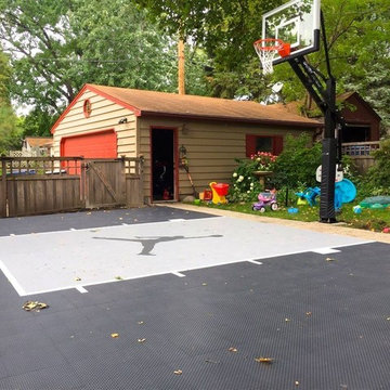 Small SNAPSPORTS Backyard Multi-Game Court