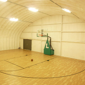 SnapSports - Arizona Home Barn To Basketball Court Gym Conversion