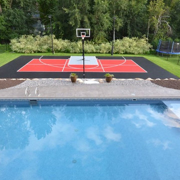 SnapSports - New Backyard Multi-Court Build Makes A Splash For This Family.