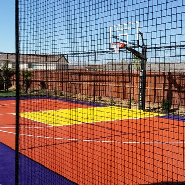 SnapSports Residential Multi- Sport Backyard Game Court