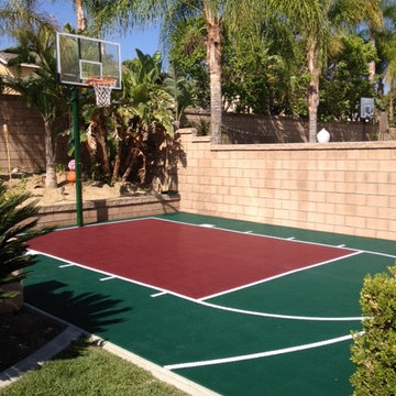 SnapSports - Small Backyard Basketball Court