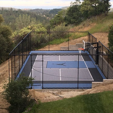 SnapSports® Backyard Home Court Build - Southern California