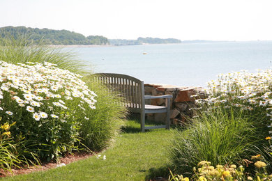 Inspiration for a coastal landscaping in Boston.