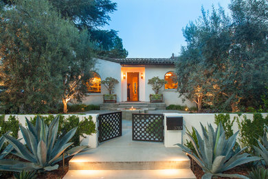 Design ideas for a mediterranean landscaping in Los Angeles.