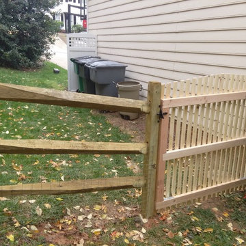 Split Rail Fence Gate Replacement