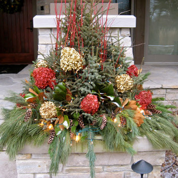 Spruce Top-Winter Containers