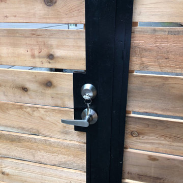 Squamish Custom semi private with aluminum custom gate