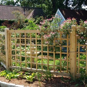 Square Lattice Garden Fence