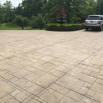 Stamped Concrete Cleaning | Stamped Concrete Sealing | Milford, Michigan