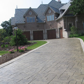 Stamped Concrete Driveway