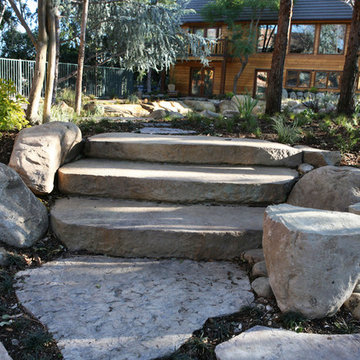 Stamped Concrete - Natural Stone Walkway