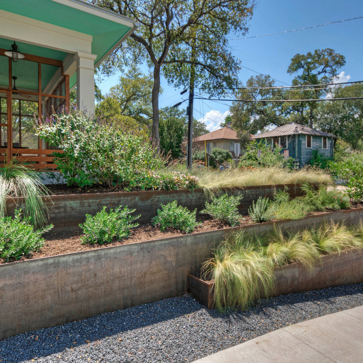 Corten Steel Retaining Wall - Photos & Ideas | Houzz