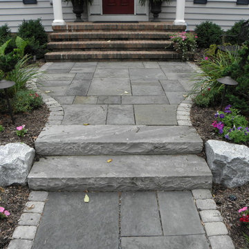 Steps - natural stone, brick, block