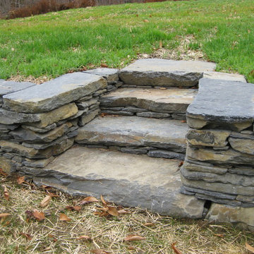 Stone access steps