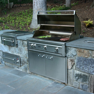 Stone Built-in Grill