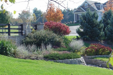 This is an example of a traditional landscaping in Indianapolis.