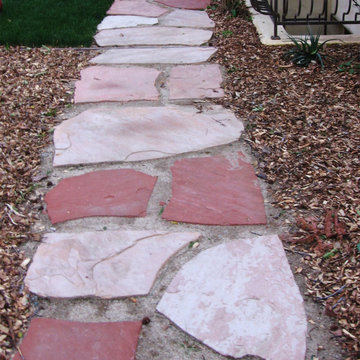 Stone Path to Patio