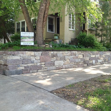 Stone Retaining Walls and Sitting Walls