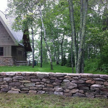 Stone Retaining Walls and Sitting Walls