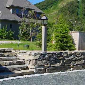 Stone Stairs and Retaining Wall