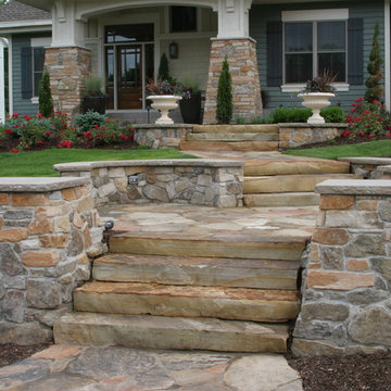 Stone walls, steps, patios, fireplaces