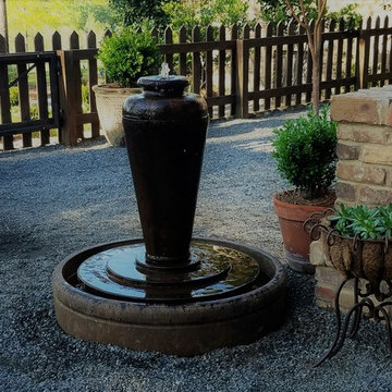 Stone water fountain