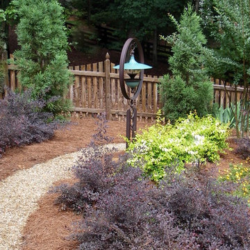 Stroll this path thru the garden to fill the beautiful bird feeder