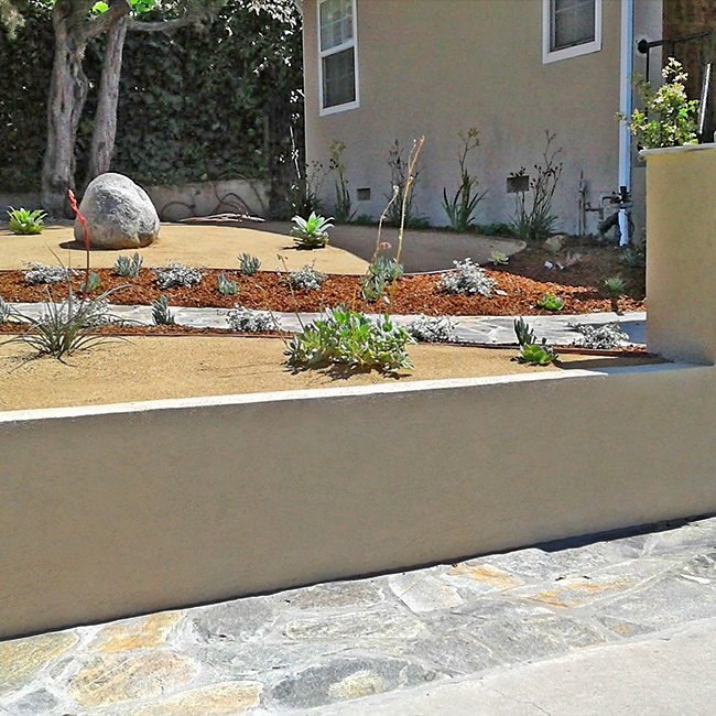 Stucco Retaining Wall Photos & Ideas Houzz