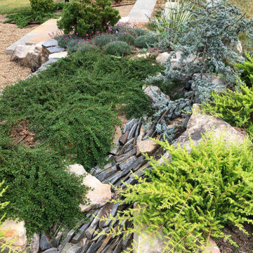 Stylized Japanese-inspired creek bed