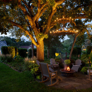 Suburban Porch and Landscaping Add On