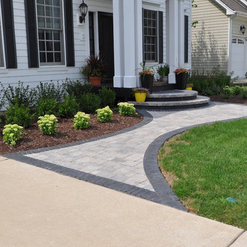 Sugar Grove - Front Entry Sidewalk & Landscaping