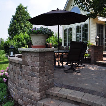 Sugar Grove - Outdoor Living area with fire pit, planters, gazebo