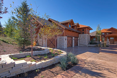 This is an example of a rustic landscaping in Salt Lake City.