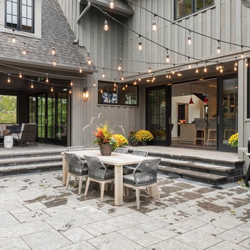 Sunken Dining Courtyard | Dream Home Landscape Design