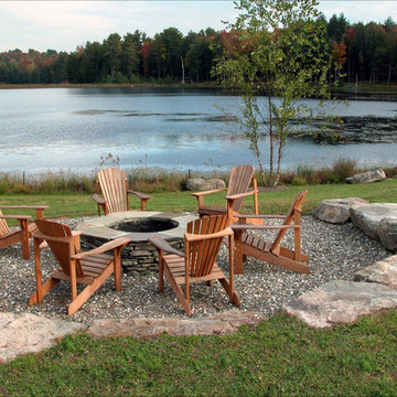 Sunken Lakeside Fire Pit