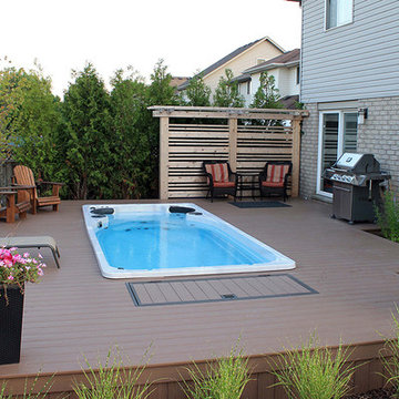 Swim Spa in deck